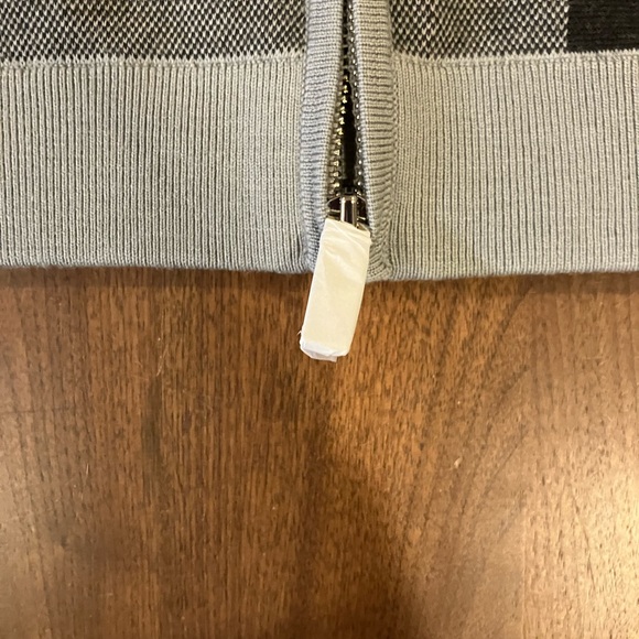 NWT - Burberry Check Knit Zip-Up Hoodie - Picture 8 of 8
